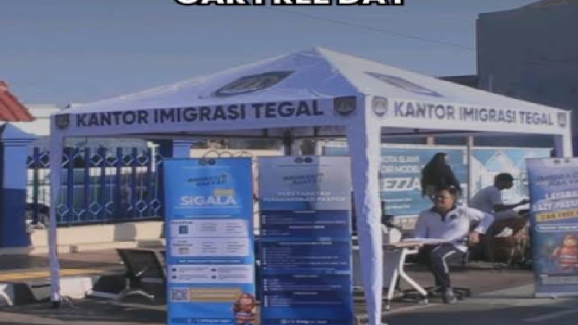 LAYANAN EAZY PASSPORT DI CAR FREE DAY ALUN ALUN HANGGAWANA SLAWI